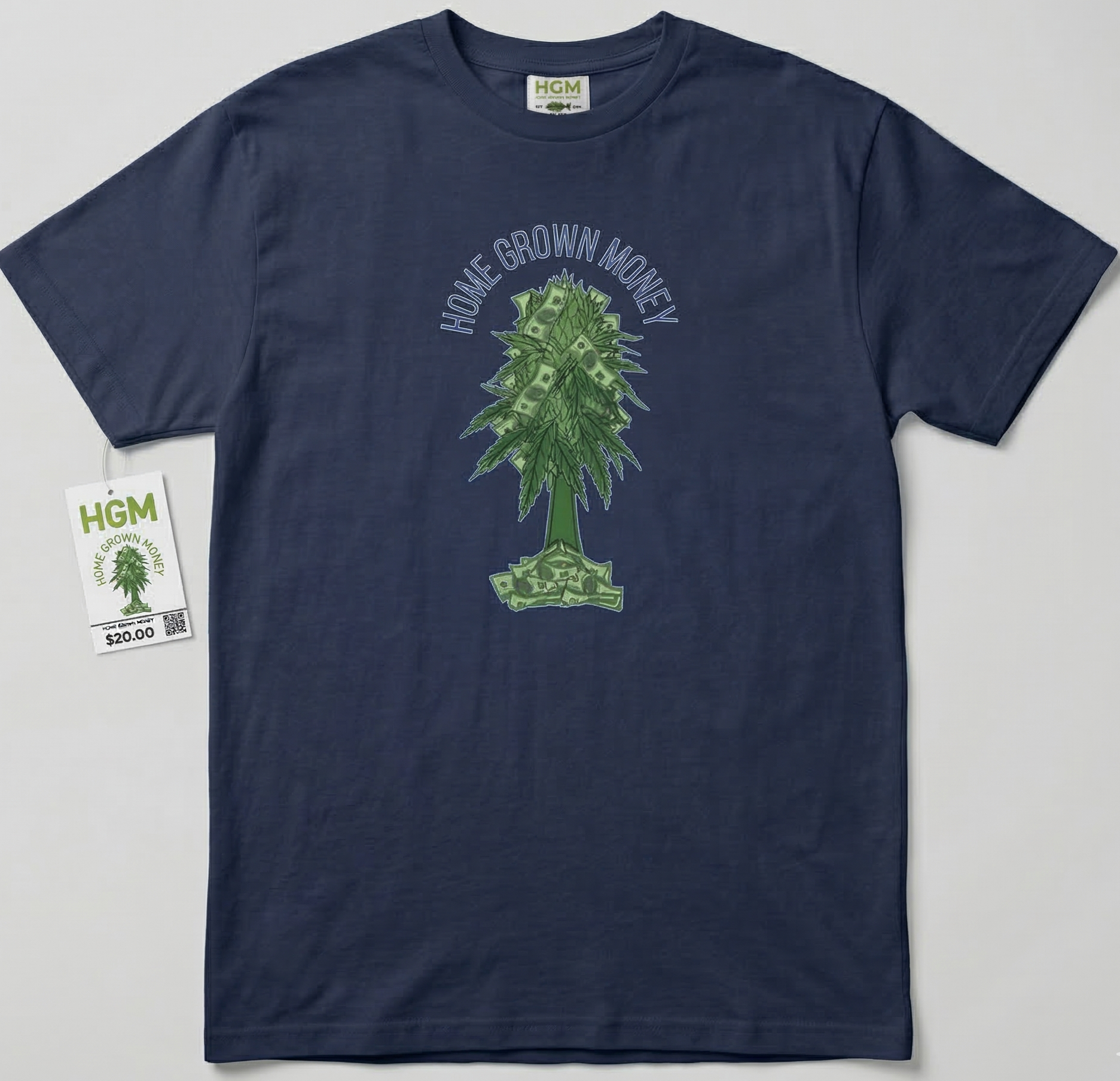 HGM Logo Tee - Navy