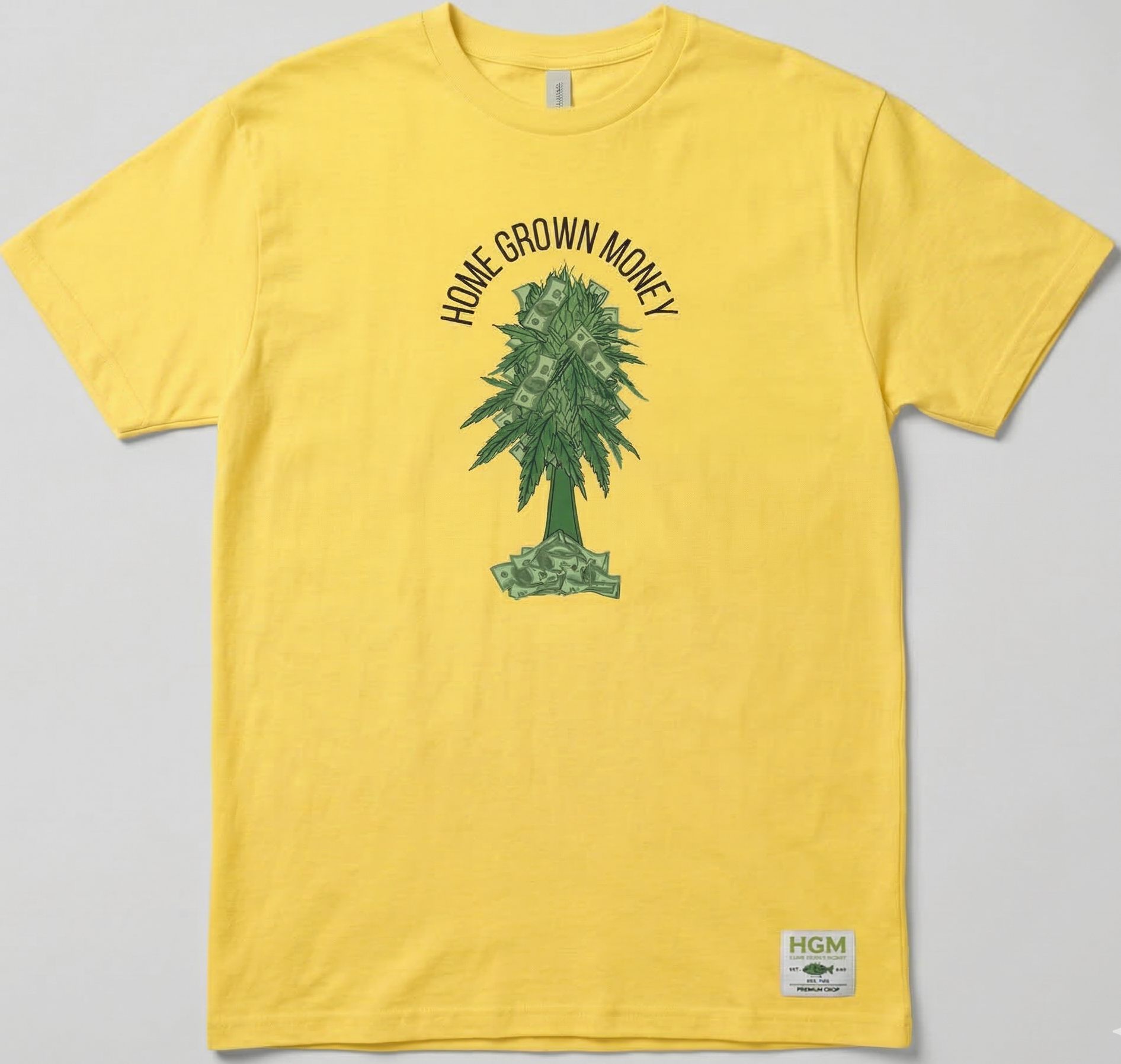 HGM Logo Tee - Yellow